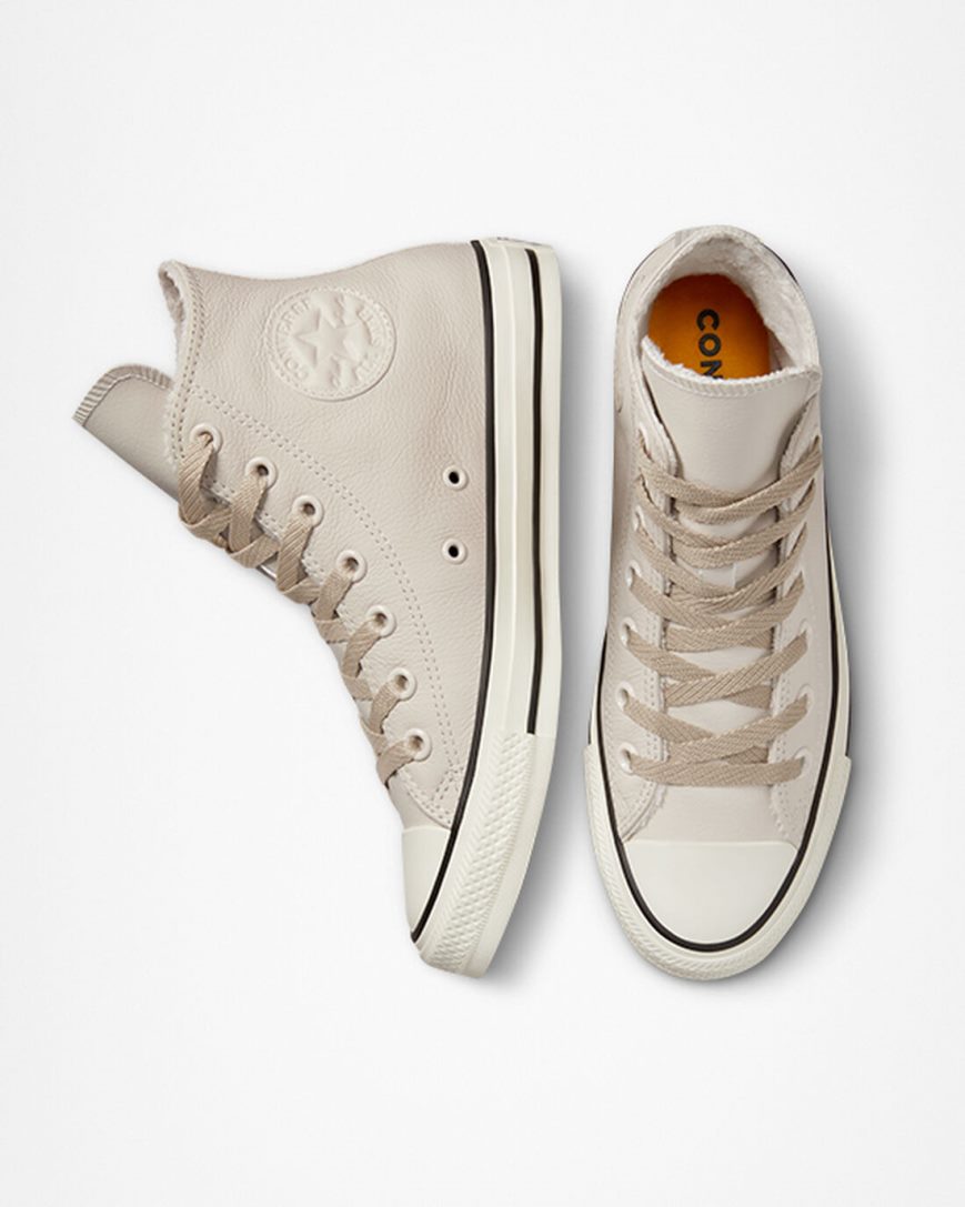 Men's Converse Chuck Taylor All Star Counter Climate High Top Shoes Beige | AU 80431E